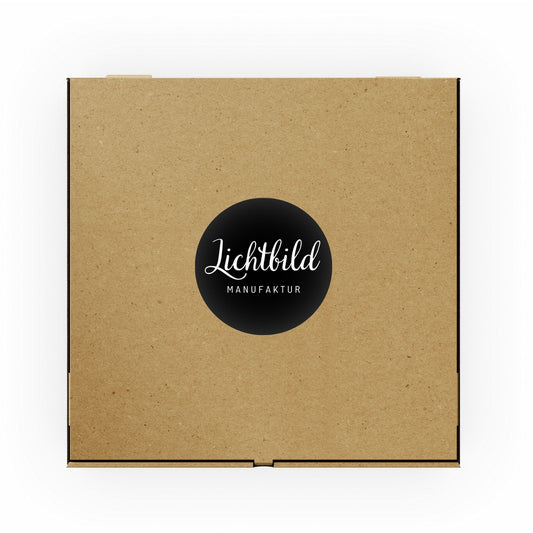 Farbige Stadtkarte mit Herz & Topografie